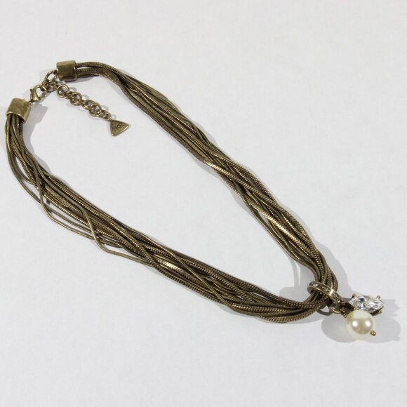 Silpada Jewelry - Silpada Dreamy Details Necklace KRN0086 Glass Pearl Swarovski Crystal Brass